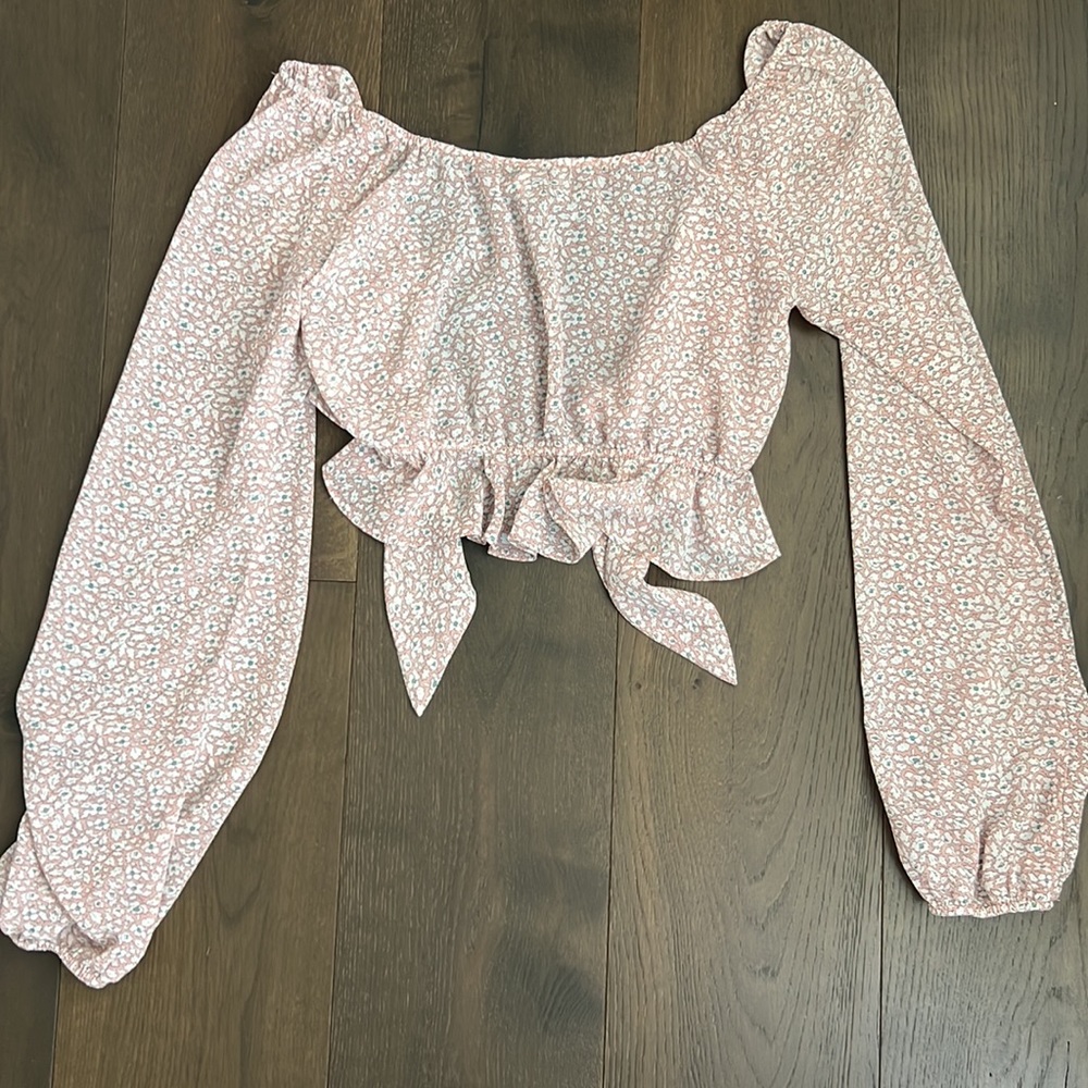 princess polly pink design long sleeve - Picture 2 of 3